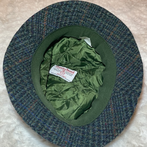 Vintage Harris Tweed wool hat - Picture 4 of 6